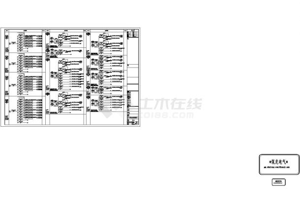 广东300米商业大厦强弱电系统设计施工图，共二百六十张-图一