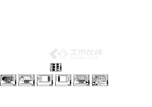 某新区住宅小区电气设计cad图纸（含住宅部分与商铺部分）-图二