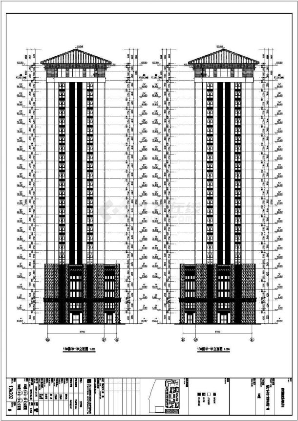 某地26层综合办公楼建筑设计方案-图二