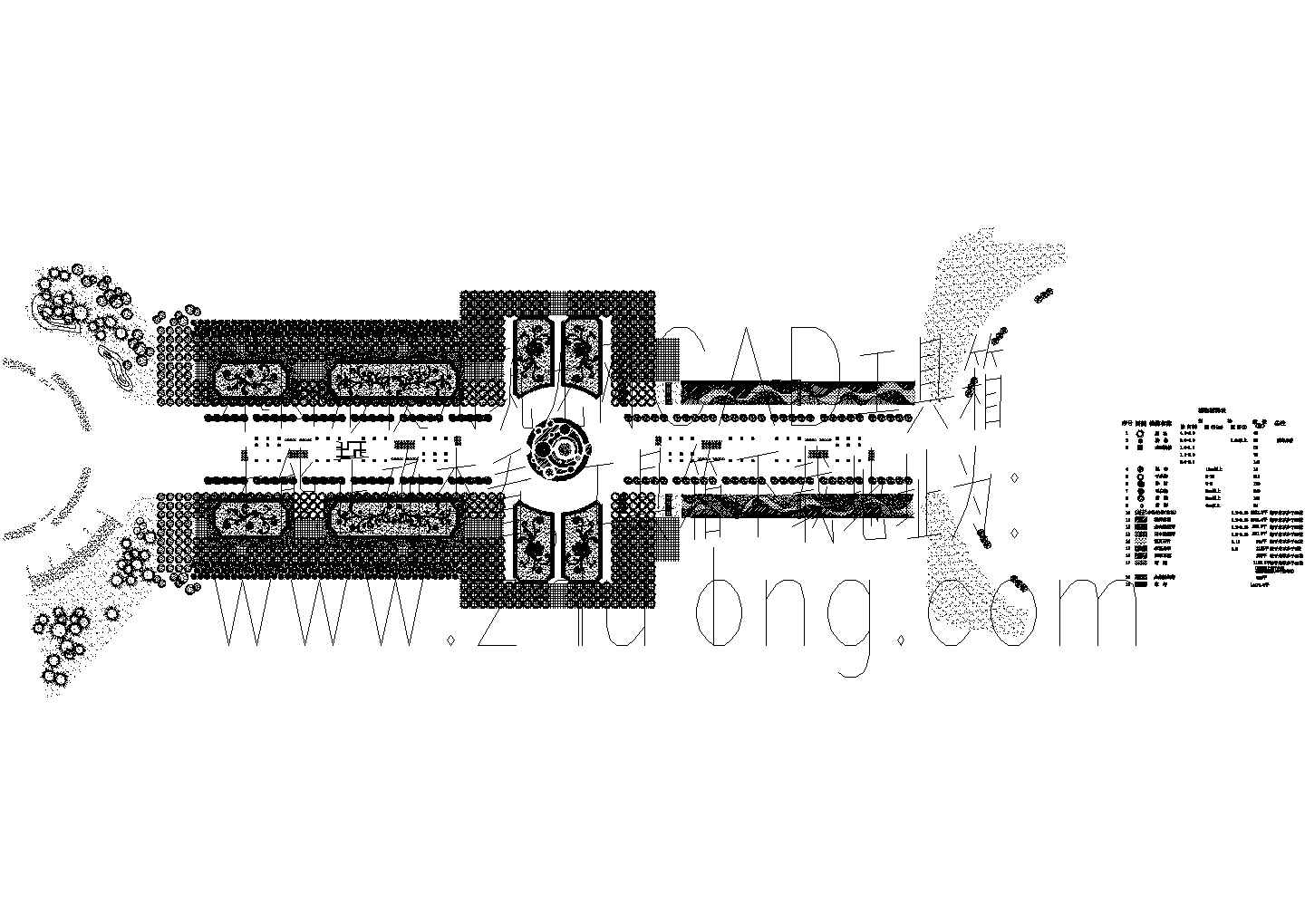 [山东]某公园景观规划总平面