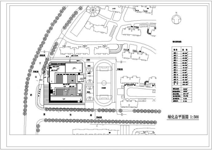 某地区小学教学综合楼建筑方案设计图纸_图1