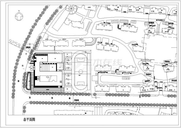 某地区小学教学综合楼建筑方案设计图纸-图二
