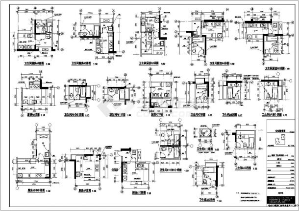 部分建筑楼梯电梯扶梯剖到出入口节点详图-图一