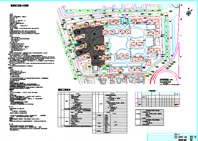 小区二期地下室车库全专业设计施工图_图1