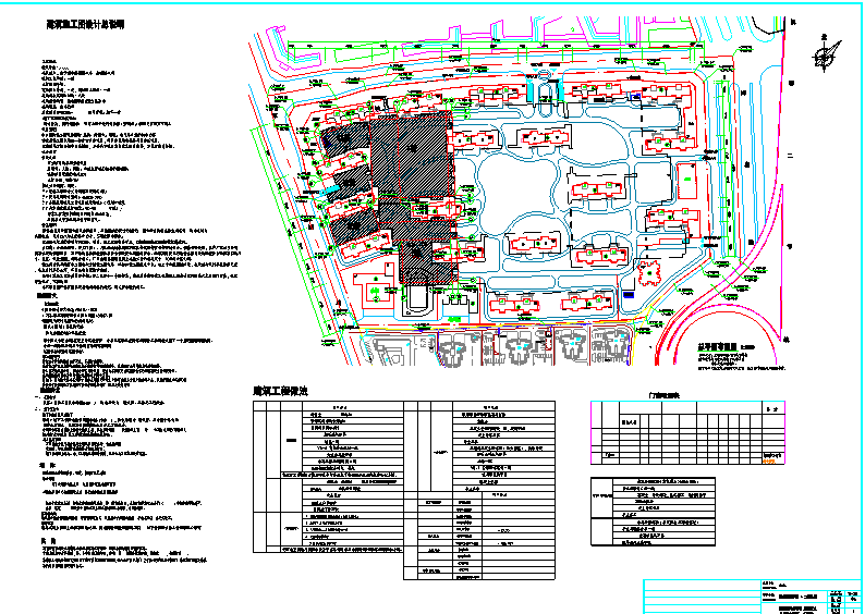 小区二期地下室车库全专业设计施工图