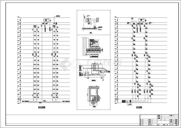 某地17层二类高层住宅给排水施工图-图二