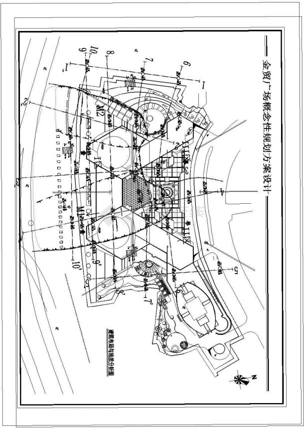 某地超高层框架结构重庆金贸广场设计施工图-图二