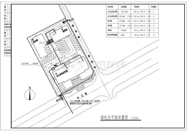 某小区总图全套图纸（4张图纸）-图二