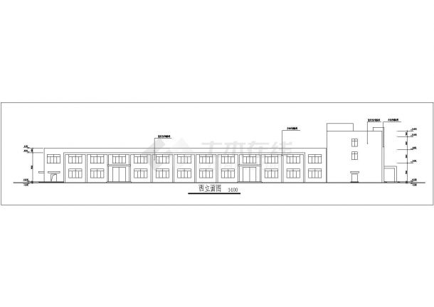 某地区2套单层车间厂房建筑设计方案-图二