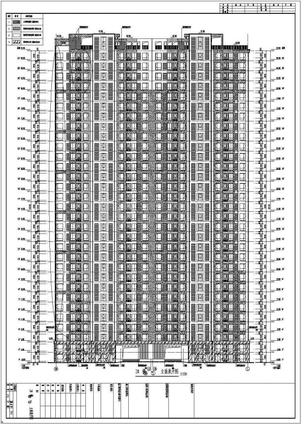 某地31层框架结构住宅建筑设计施工图-图二