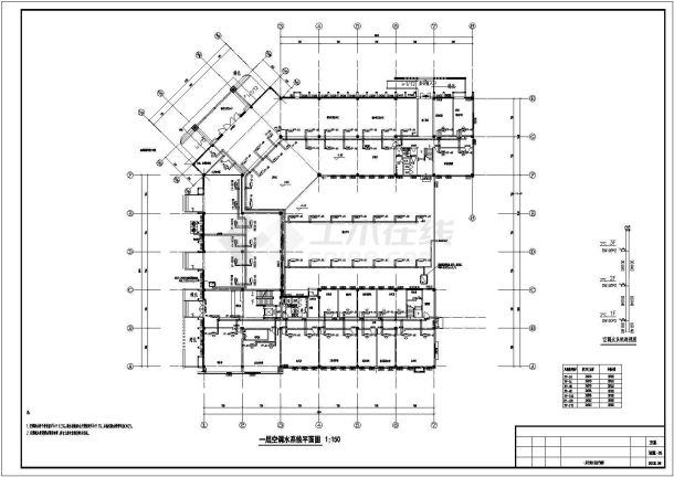某地三层商业会所中央空调设计施工图-图二