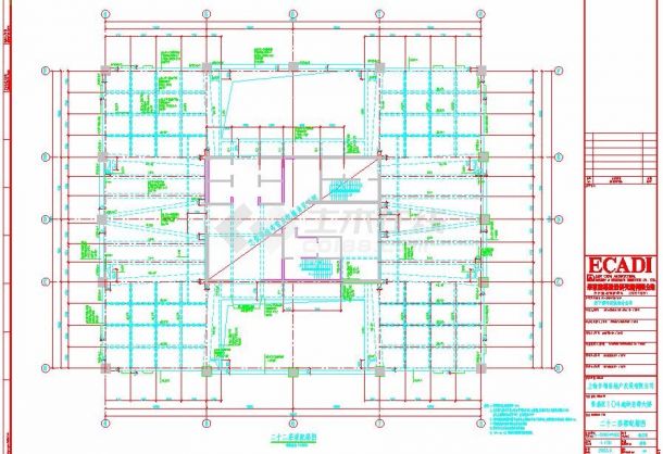 某地电力公司工业园建筑施工图-图二