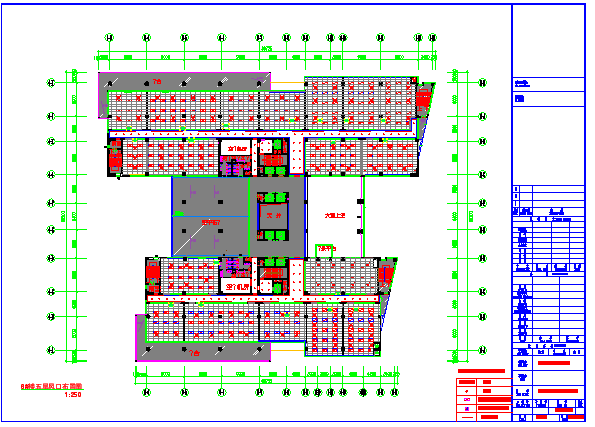 某软件园西区6#楼三层至五层空调竣工图_图1