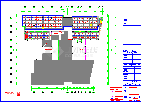 某软件园西区6#楼三层至五层空调竣工图-图二