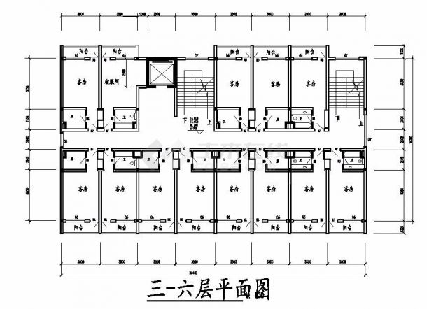 某地单位院内宾馆建筑设计方案图-图一