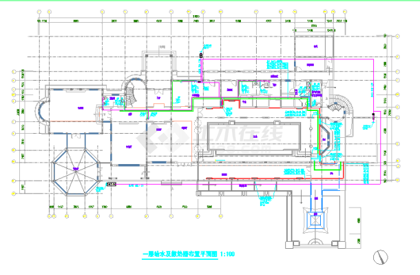 某地个人会所地源热泵设计施工图-图二