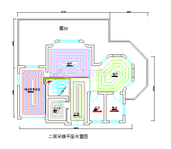 三层别墅地暖设计方案图片