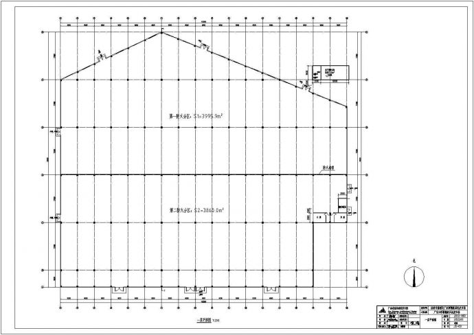 某单层家具商场建筑设计施工图（含装修及消防设计）_图1