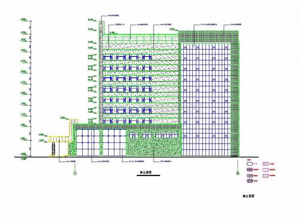 某地宾馆幕墙装饰工程建筑施工图（共60张）-图一