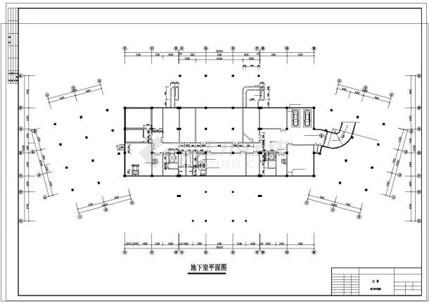 某地六层温泉酒店建筑施工图-图一