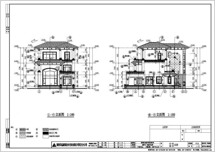 某地3层框架结构简欧式别墅施工图_图1
