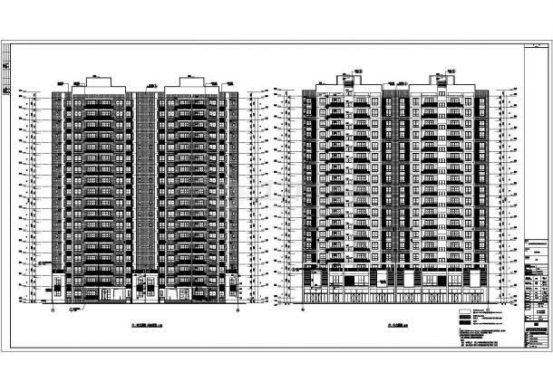 某18层高层剪力墙结构住宅建筑施工图-图二
