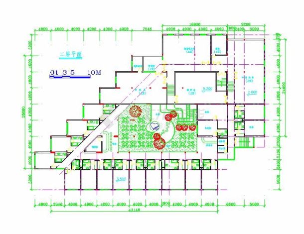 某地精美度假村建筑设计方案图-图一