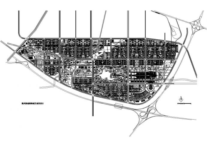 城市设计总平面图_图1
