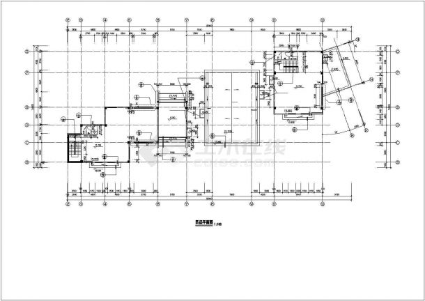 某地四层饭店建筑施工图-图一