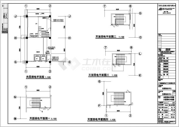 商业中心建筑弱点设计CAD套图-图一