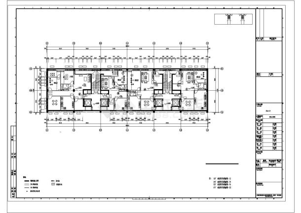 某地八层酒店式公寓建筑施工图-图二