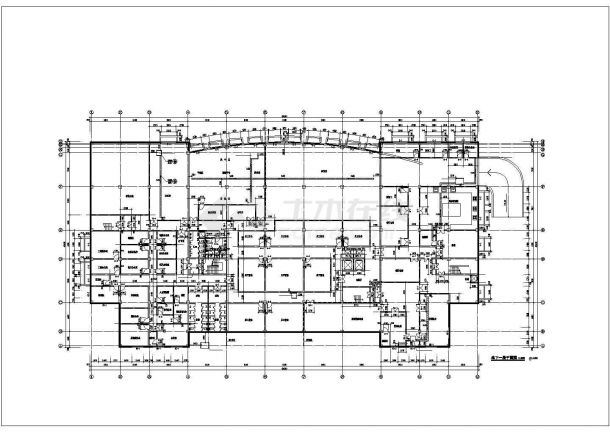 某地六层酒店建筑方案设计图-图二