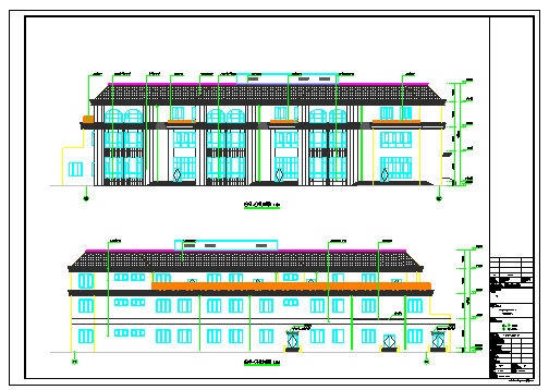 一期3层16班幼儿园全专业设计施工图（建筑、结构、水暖电图）_图1