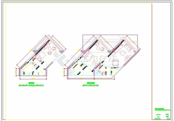 某地33层现代风格星级酒店建筑施工图-图二