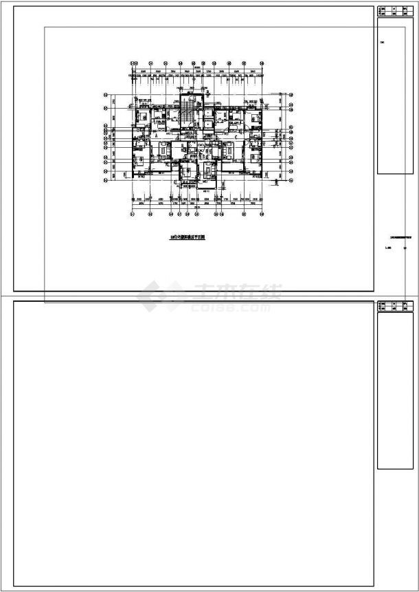 某地31层现代风格国际星级酒店建筑设计施工图-图一