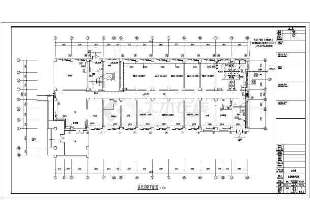 华北地区某地上六层办公楼多联机空调及散热器采暖综合系统施工图（19张）-图二