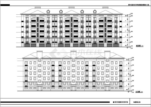 都市兰庭住宅小区项目建筑设计方案图-图二