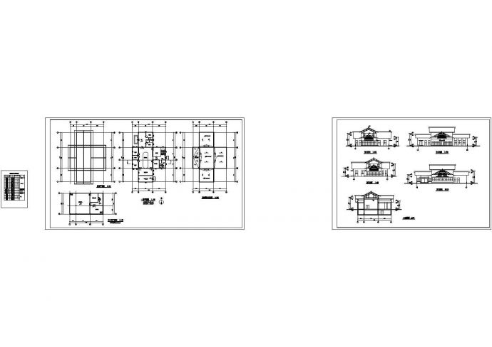 520平米单层三甲医院高压氧仓初步设计cad图（带地下室设计）_图1