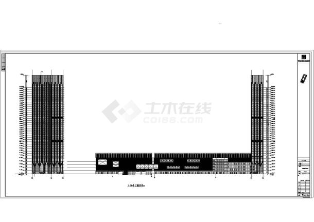 某地超高层塔式商务酒店建筑施工图-图二