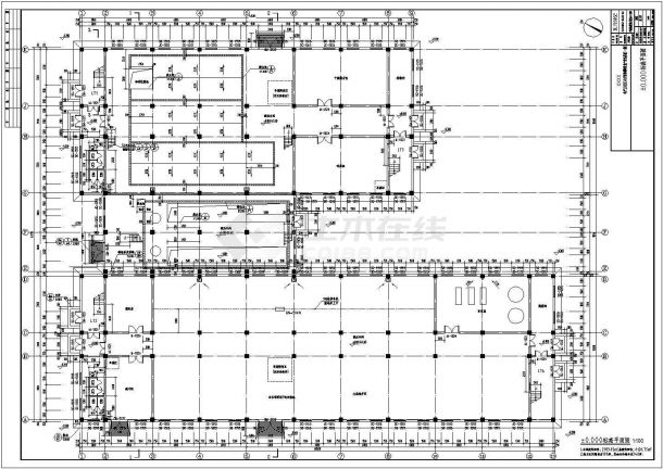 基地项目丁类3层天然线微粉及精加工车间图全套（建筑+结构+水暖电）-图一