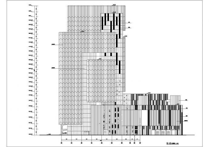 某地25层框剪结构综合性办公楼方案扩初及施工图_图1