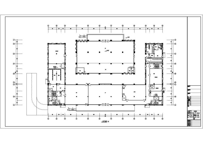 某地五层框剪结构业务办理综合服务楼外墙施工图（石材幕墙）_图1