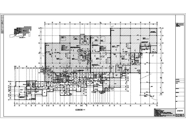 某地框架结构中型地下一层汽车库施工图-图二