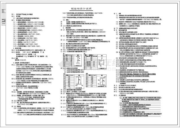 大跨格构柱双层吊车重型厂房结构施工图-图一