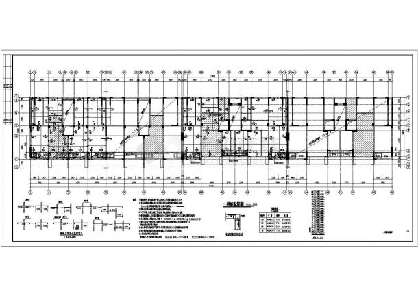 江西某地15层框架结构建筑结构施工图-图二