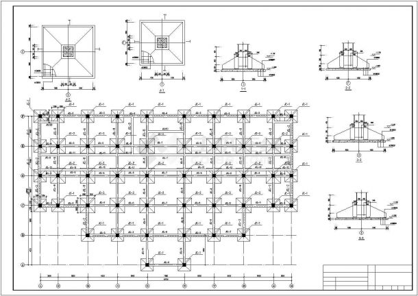 某6600平米6层公司办公楼设计图-图二
