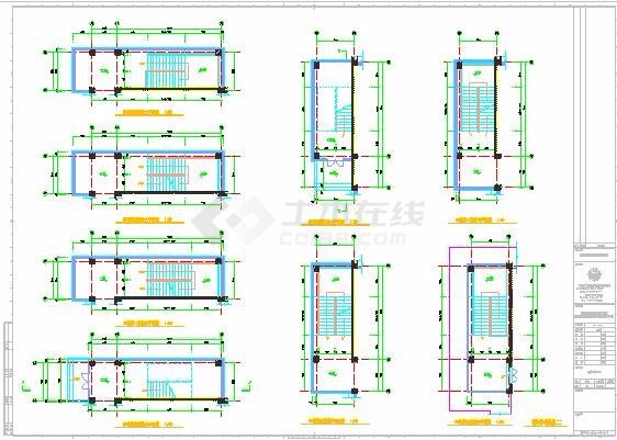 某地实验教学楼建筑施工图-图二