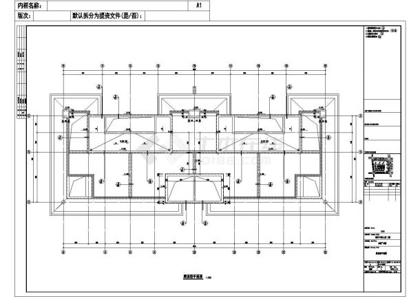 4层1#~7#联排别墅全专业设计施工图-图一