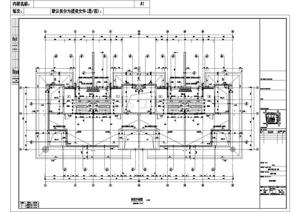 4层1#~7#联排别墅全专业设计施工图-图二