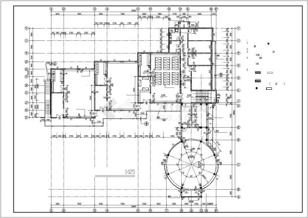 某地二层幼儿园建筑施工图-图二